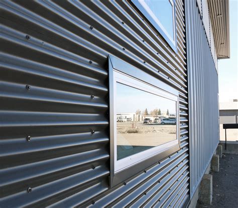 ridgeline sheet metal|modern corrugated metal siding.